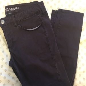 Dark Plum Khaki Jegging